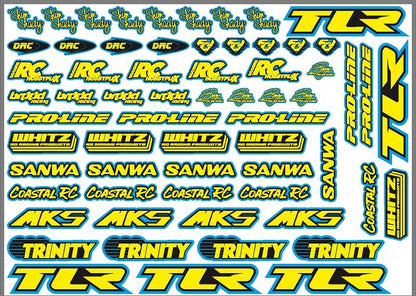 Sponsor Decal Sheet